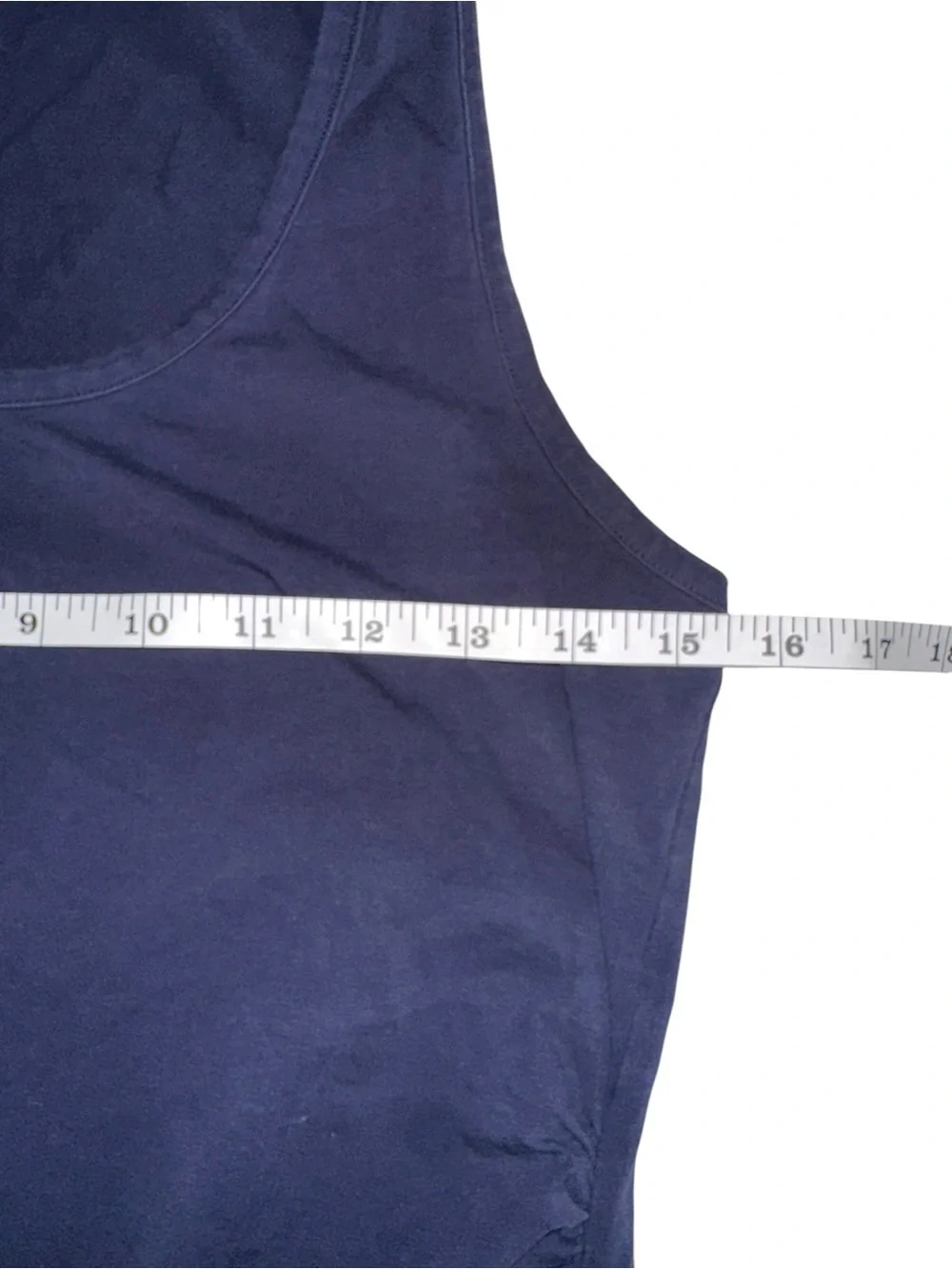 Pact Organic Cotton Sleeveless Navy Maternity Midi Tank Dress MEDIUM - Picture 6 of 6